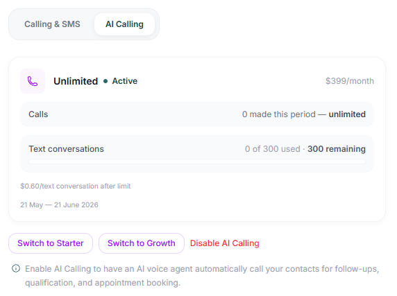 Calls and texts, handled.