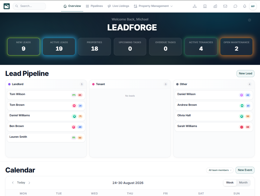Leasing Suite screenshot