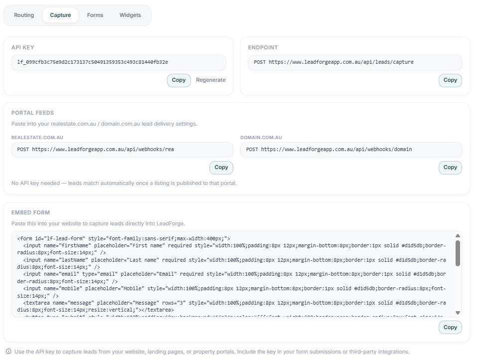 Capture leads without a developer.